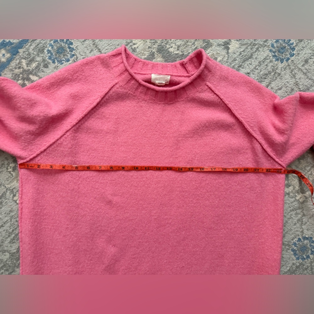 Caslon Pink Crew Neck Sweater - Picture 3 of 7